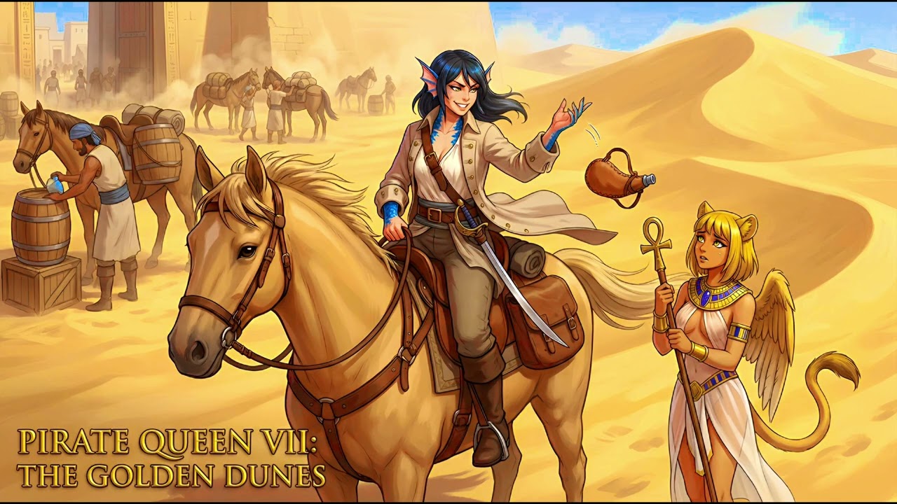 PIRATE QUEEN VII: THE GOLDEN DUNES | Siren & Sphinx | Middle Eastern Pirate Shanty (2.5D)