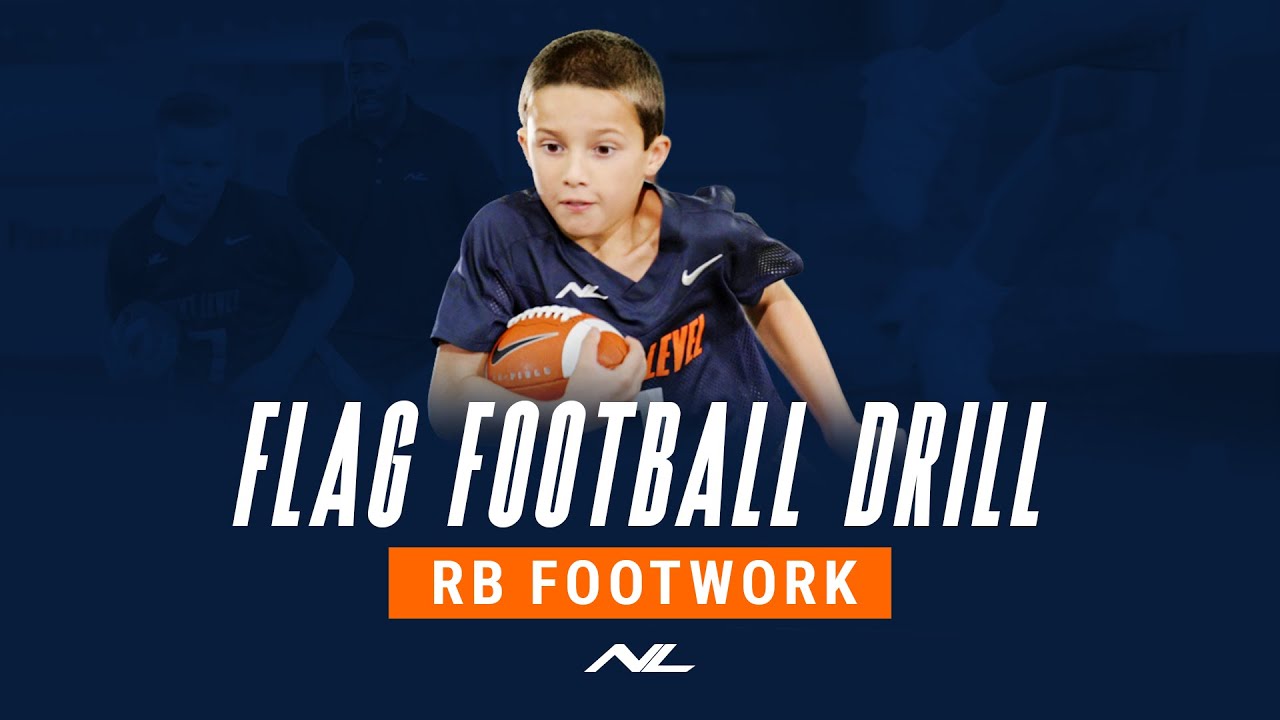 Running Back Footwork | Flag Football Drills & Skills | Next Level Sports