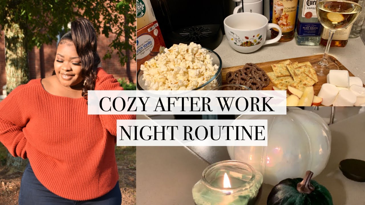 Cozy Fall After Work Night Routine | Night Routine | After Work Night Routine | Cozy Fall Vibes