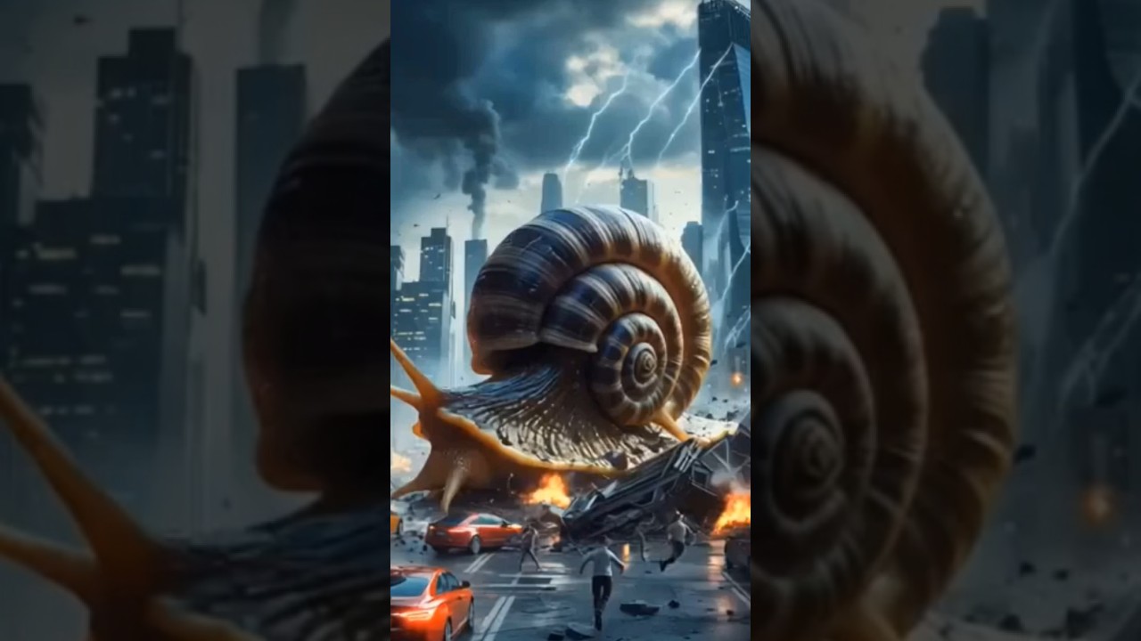 This GIANT Snail Just Crushed an Entire City&hellip; Nobody Was Ready! #snailedit