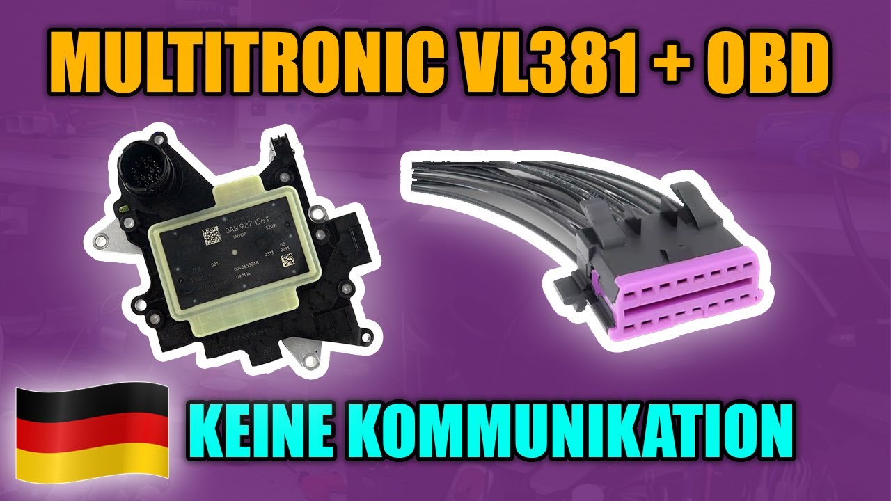 Multitronic VL381 0AW – CAN-Diagnose, Stromversorgung, Verkabelung – Keine Kommunikation