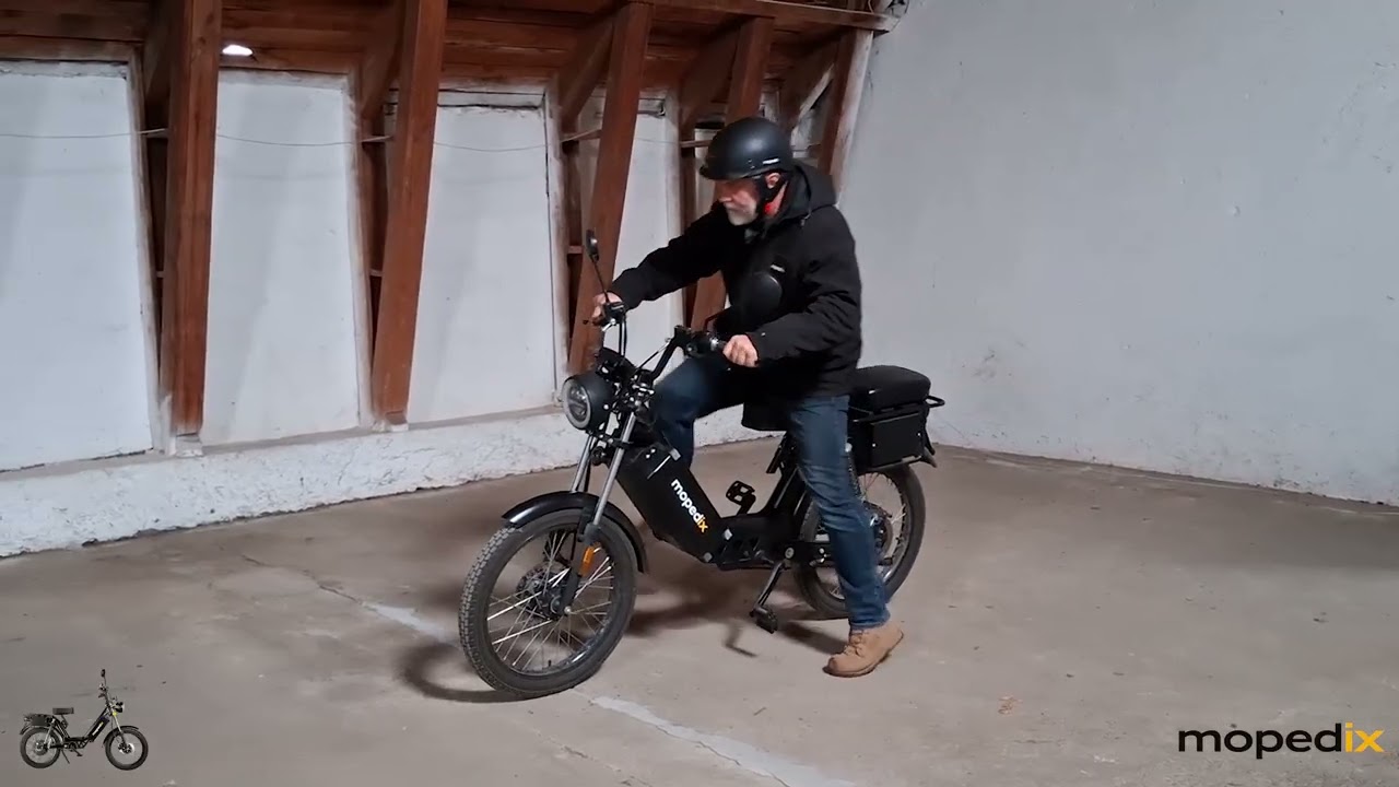 Testovací jízdy Mopedix i v zimě!
