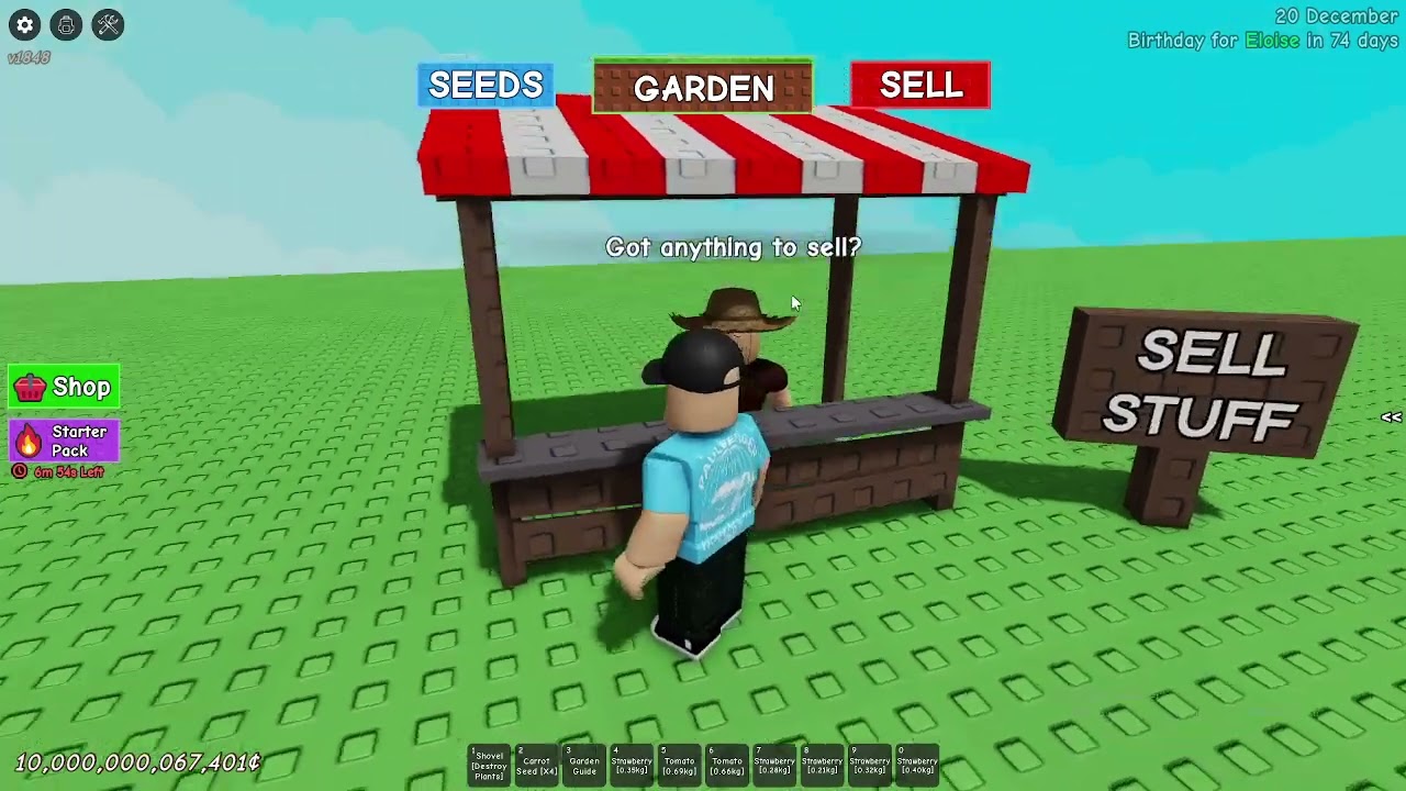 WIR SPIELEN GROW A GARDEN ABER ICH WEIß NICHT WIE DAS SPIEL GEHT! (Roblox Grow a Garden)