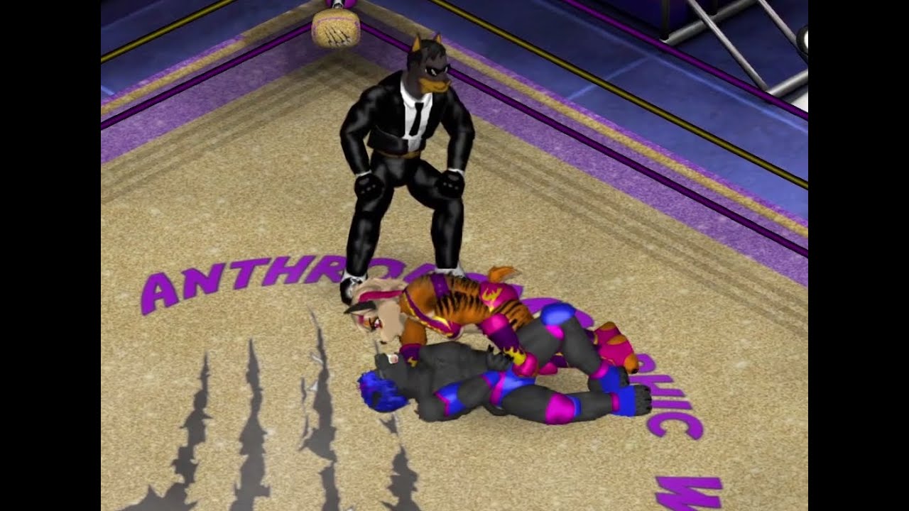 Enzi vs Ember in a 1 on 1 NHB Wrestling match, with the focus on ballbusting Enzi for Pain Training!