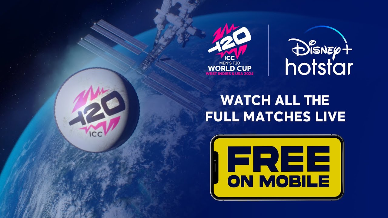 ICC Men's T20 World Cup '24 | Free on Mobile | Cricket | 1st June | DisneyPlus Hotstar
