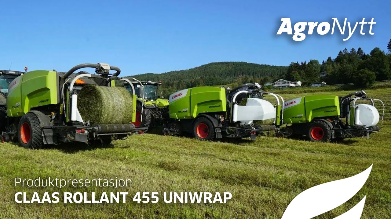 Produktpresentasjon CLAAS ROLLANT 455 UNIWRAP