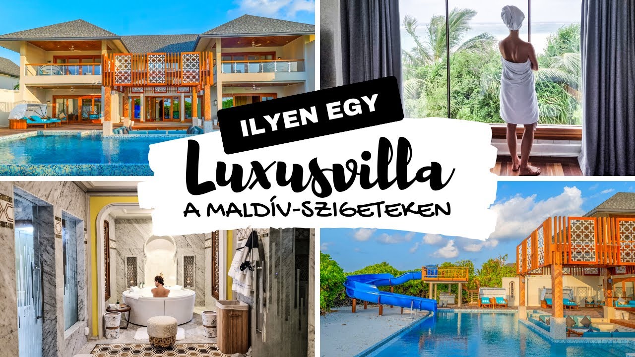 Ilyen egy luxusvilla a Maldív-szigeteken
