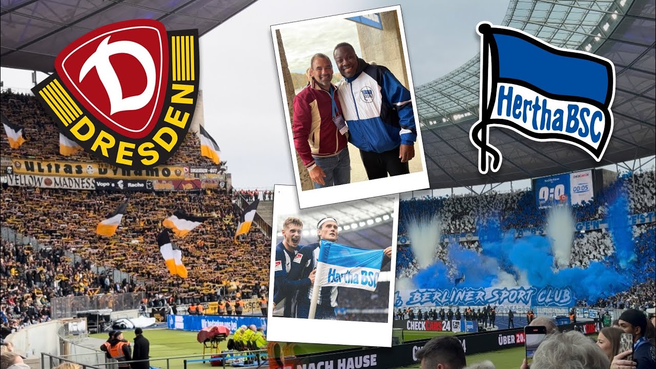 HOCHRISIKOSPIEL🚨| Hertha BSC 🆚 SG Dynamo Dresden | Stadionvlog⚽️