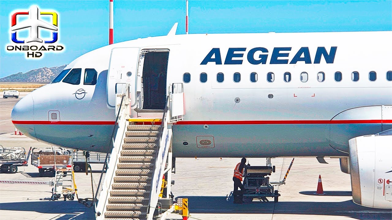 TRIP REPORT | Turbulent Flight to Athens! ツ | AEGEAN A320 | Vienna to Athens