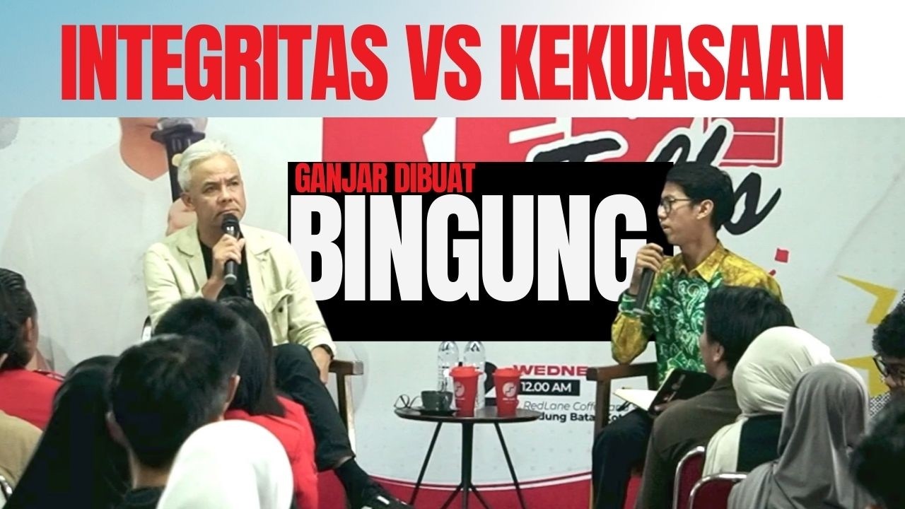 TAJAM ! Ganjar dibuat bingung, Integritas Selalu Kalah dari Kekuasaan