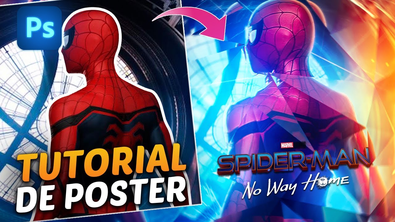 Cómo hacer un poster de spiderman? | TUTORIAL EN PHOTOSHOP