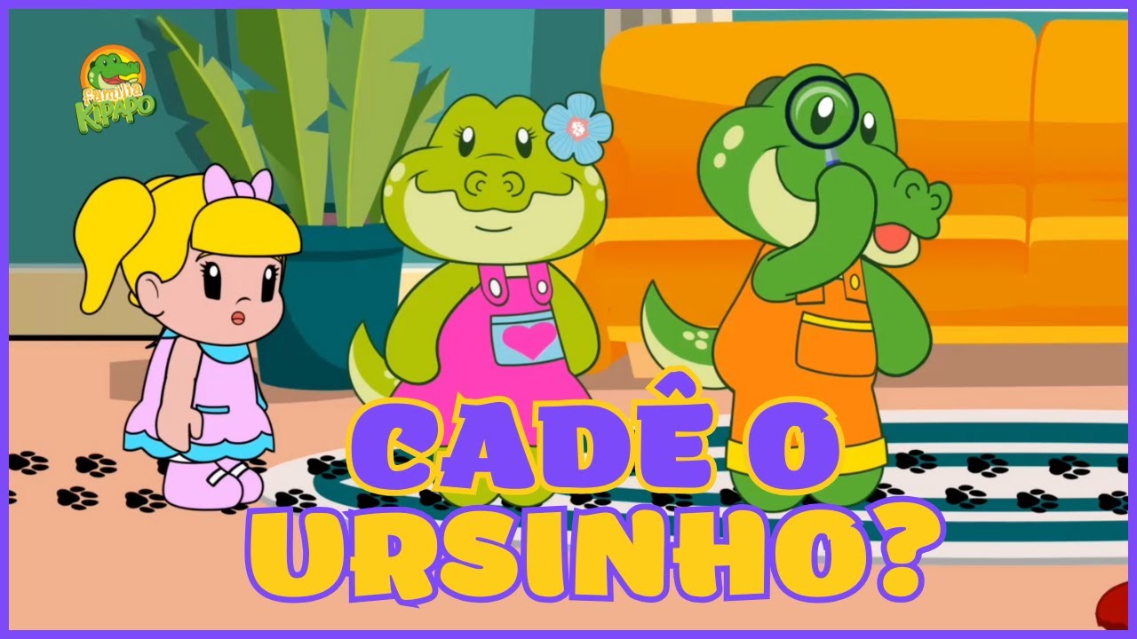 Cadê o Ursinho? | Mistério no ar! | Família Kipapo - Desenho Infantil