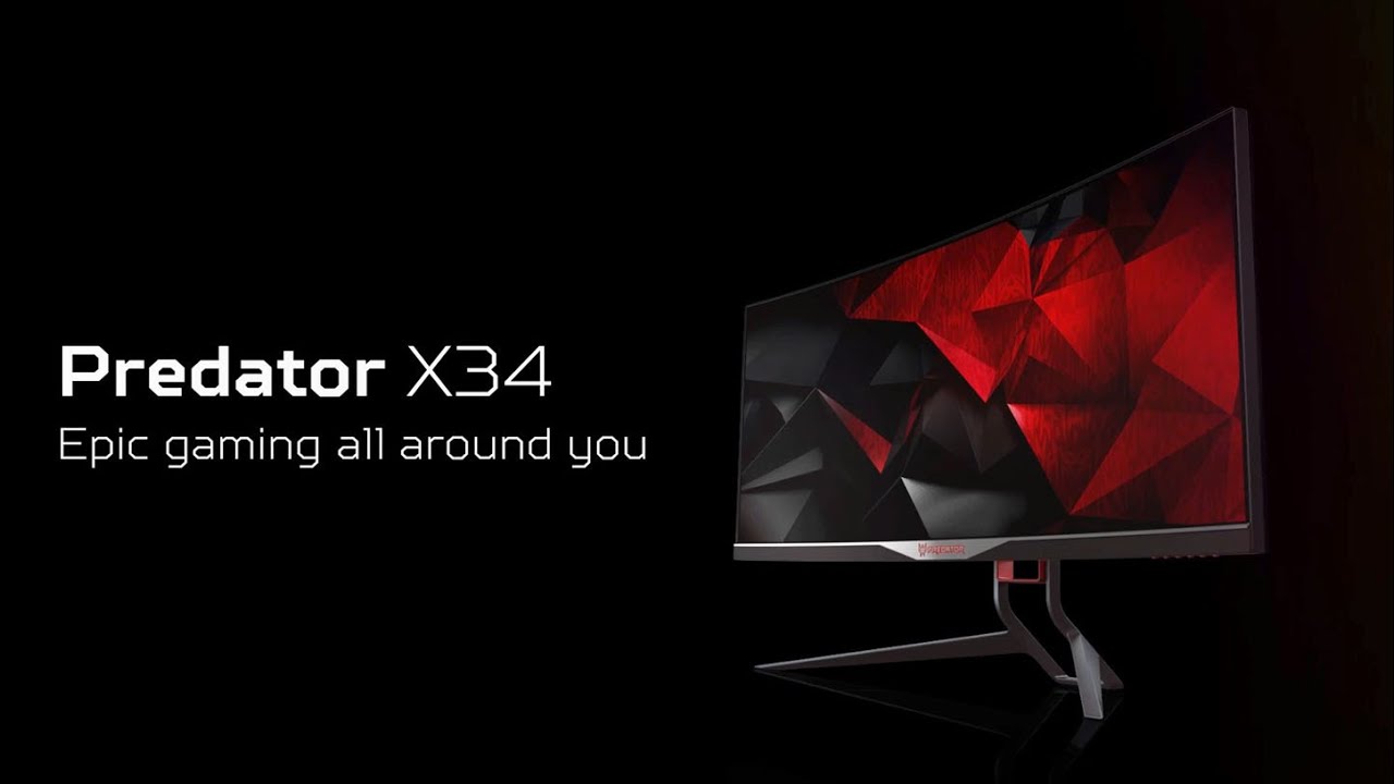 Predator X34 &ndash; epic gaming all around you