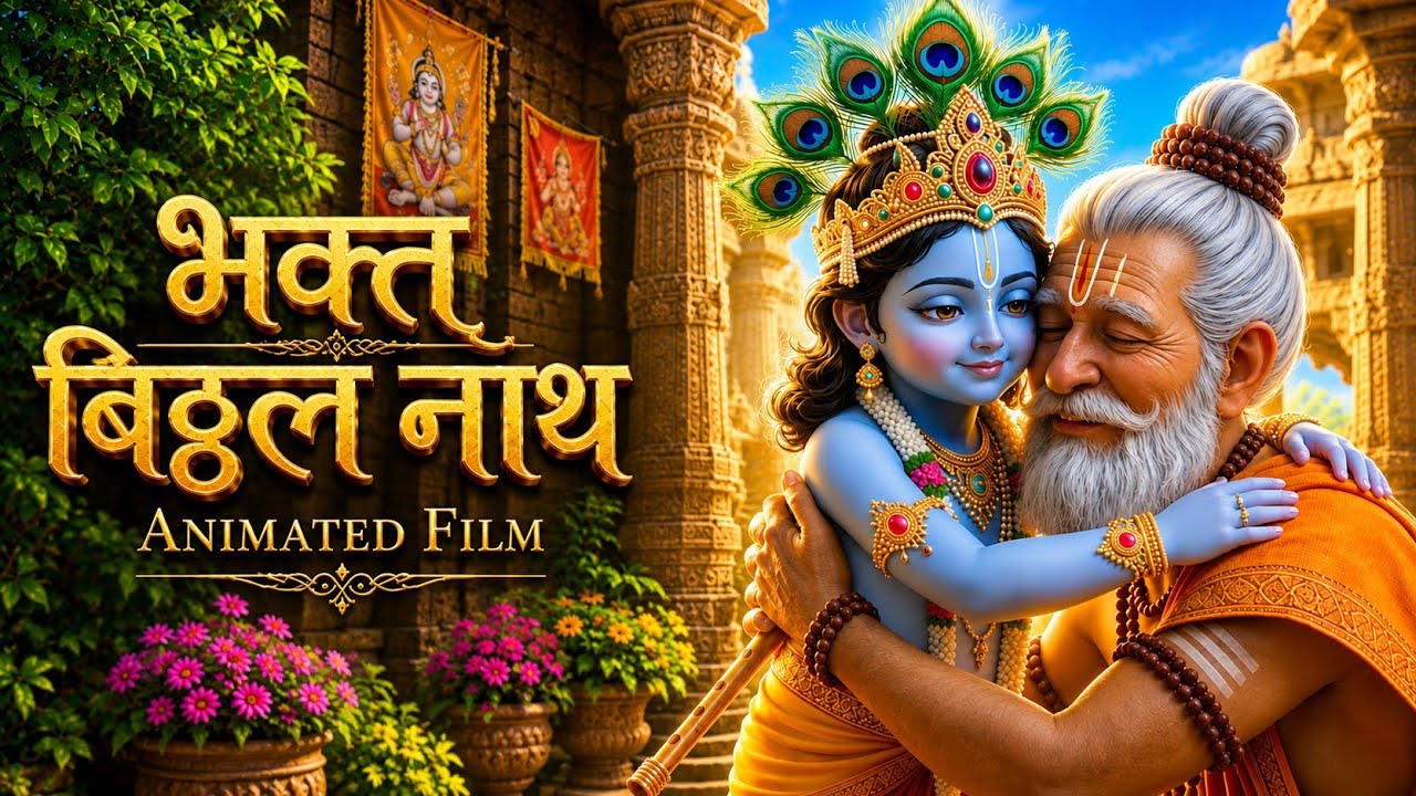 भक्त विठ्ठलनाथ गोसाईं जी | Bhakt Vitthalnath Gosai Ji Animated Film | AI Animated Film | bhakti 