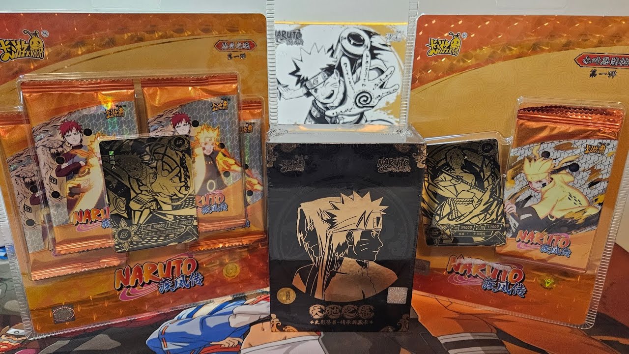 Naruto Kayou Heaven & Earth Scroll box Opening  & The Wave 1 Blister Packs!!! 🤣🤣🤣
