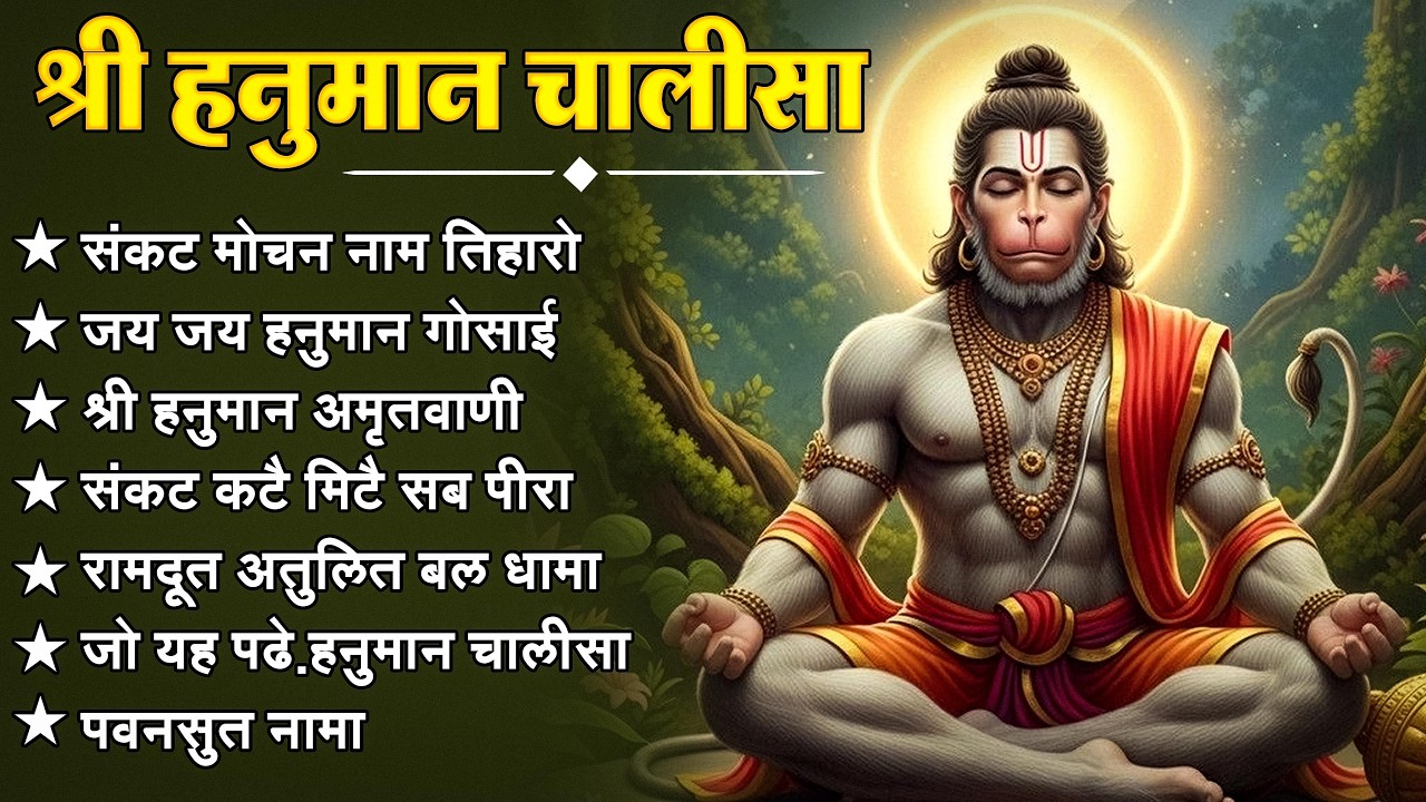 श्री हनुमान चालीसा 🌺🙏 shree hanuman chalisa original video 🙏🌺 gulshan kumar hariharan full hd