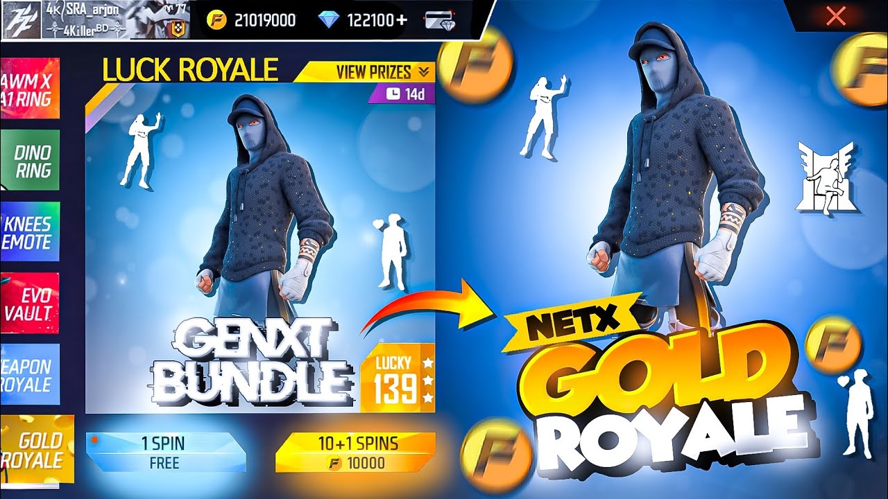 #OB53 পরবর্তী গোল্ড রয়েল বান্ডেল💥😮 Next gold royal Bundle in Free fire| Free fire new event