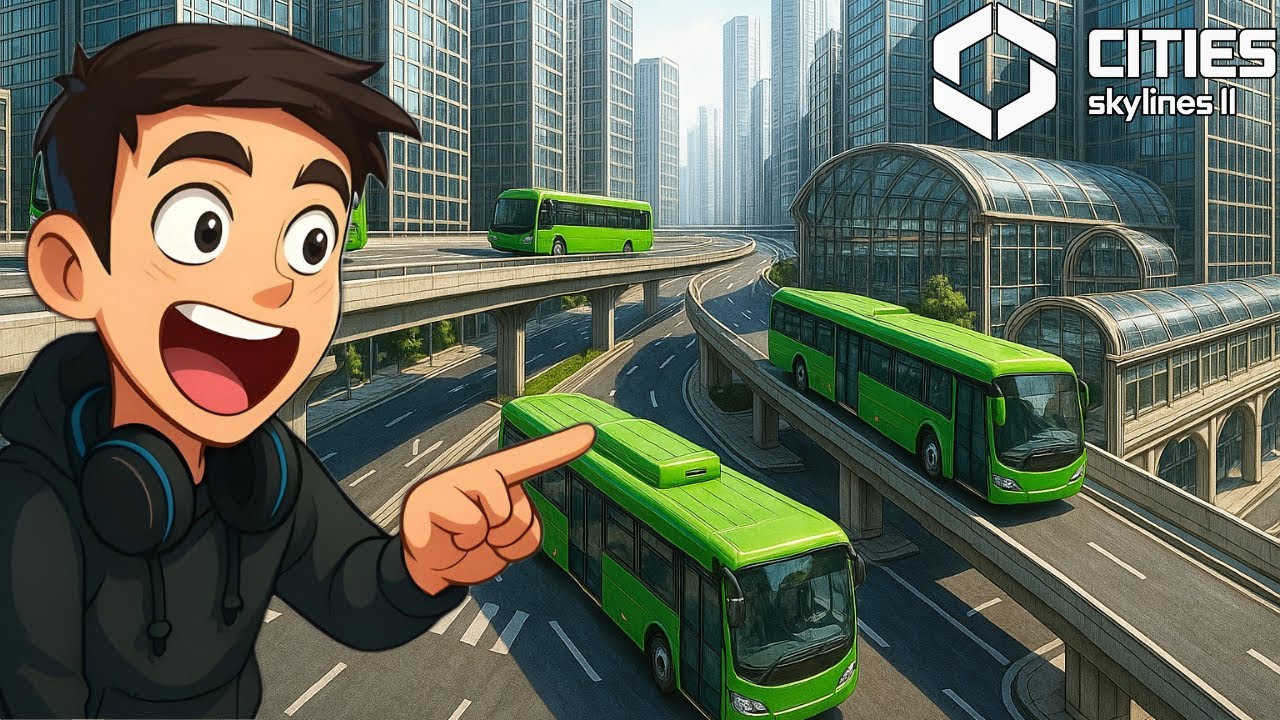I Built a Brand New Bus in My City! 🚍 | City Skylines 2