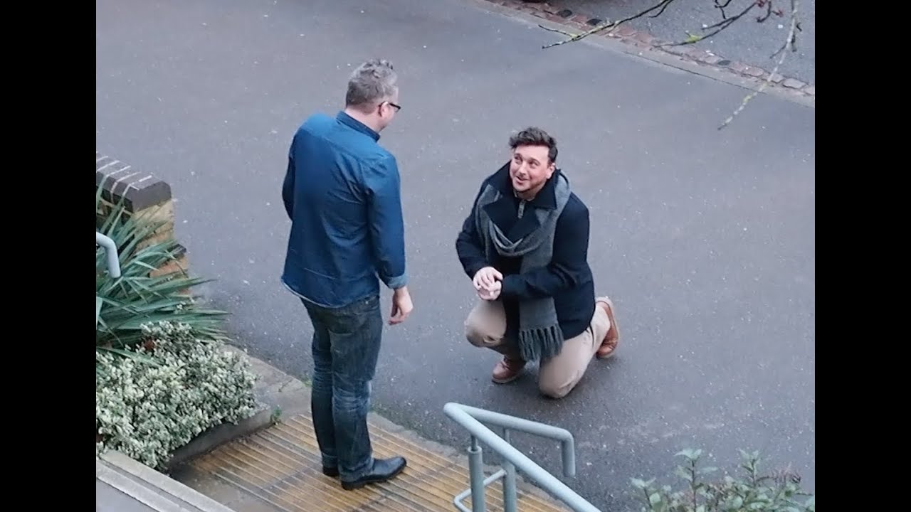 Peter's amazing proposal - best British gay proposal ever! (Oxford, UK)