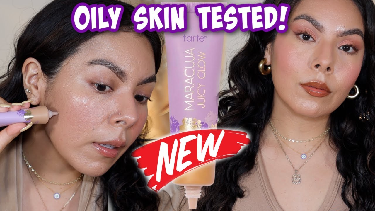 NEW✨ TARTE MARACUJA JUICY GLOW TINT|| WORTH THE BUY OR NAW?!  (OILY SKIN TESTED SHADE 35N)