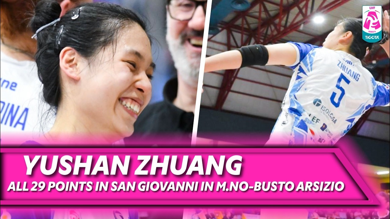 ZHUANG YUSHAN, All points in SGM - Busto Arsizio | Best Performance | LVF 2025/26