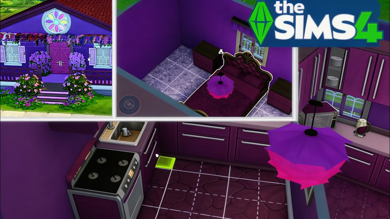Purple House/ Sims 4 Build