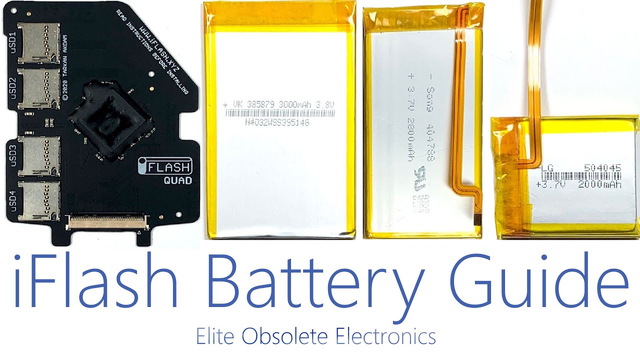 Полное руководство по аккумулятору повышенной емкости и iFlash (Solo Dual Quad) для #Apple #iPod ...