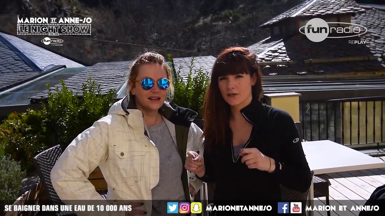 Se baigner dans une eau de 10 000 ans. Marion et Anne So