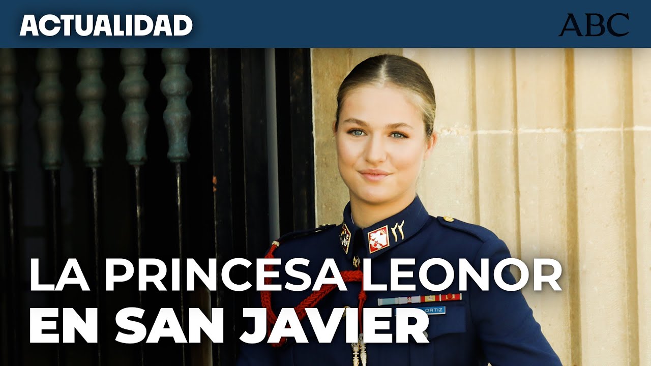 La Princesa Leonor inicia su último curso de formación militar en San Javier
