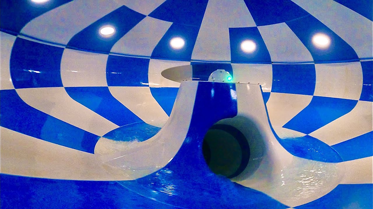 Space Boat Water Slide at Baltic Park Molo Aquapark