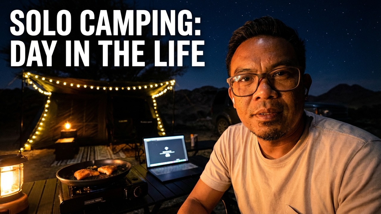 Creepy night for Solo Camping 🏕️ in the middle of the mountains. No single lights can be seen around