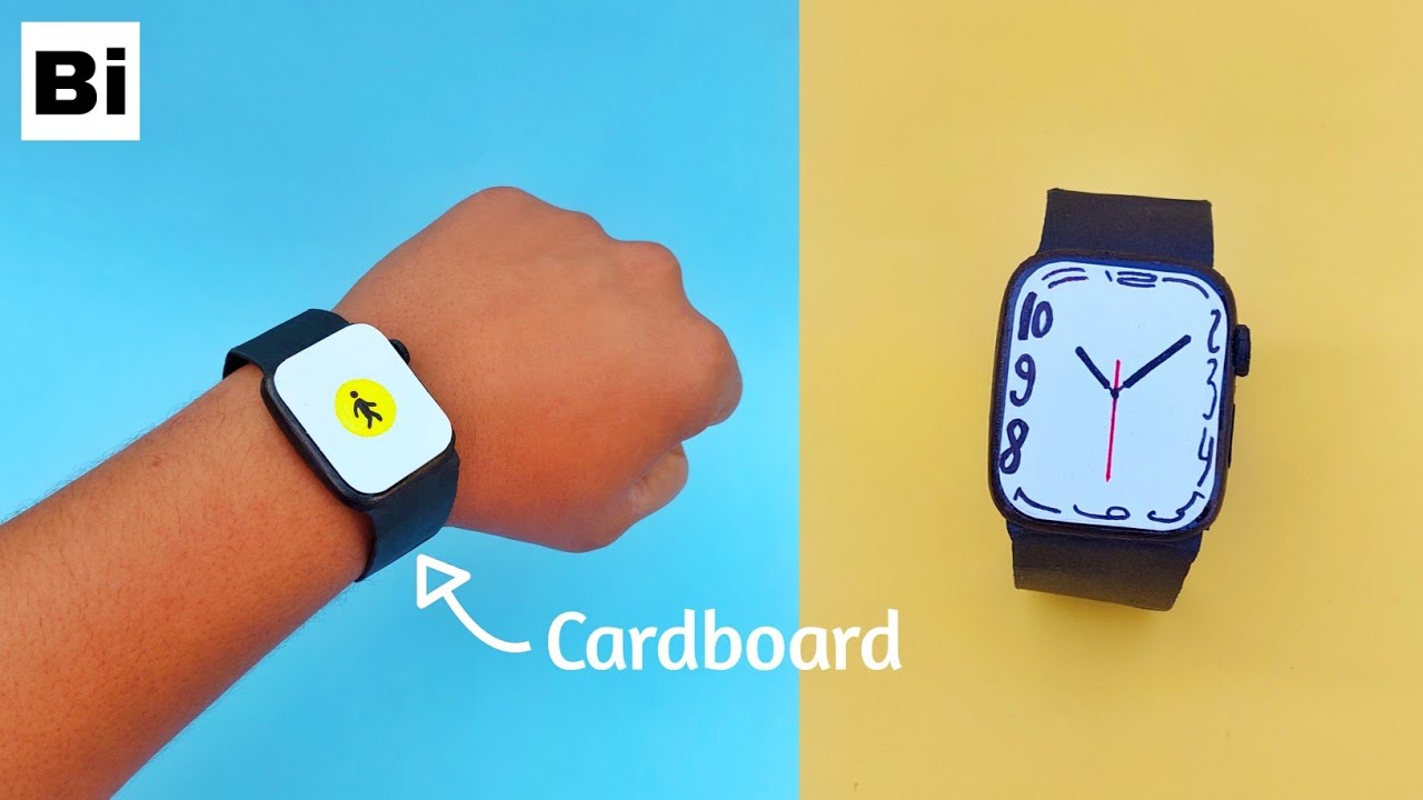 How to make Apple Watch 7 from Cardboard | Bi