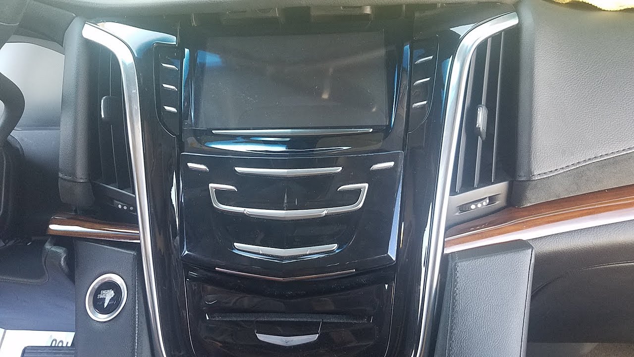 Как снять радио / навигацию / сенсорный экран с Cadillac Escalade 2015 для ремонта.
