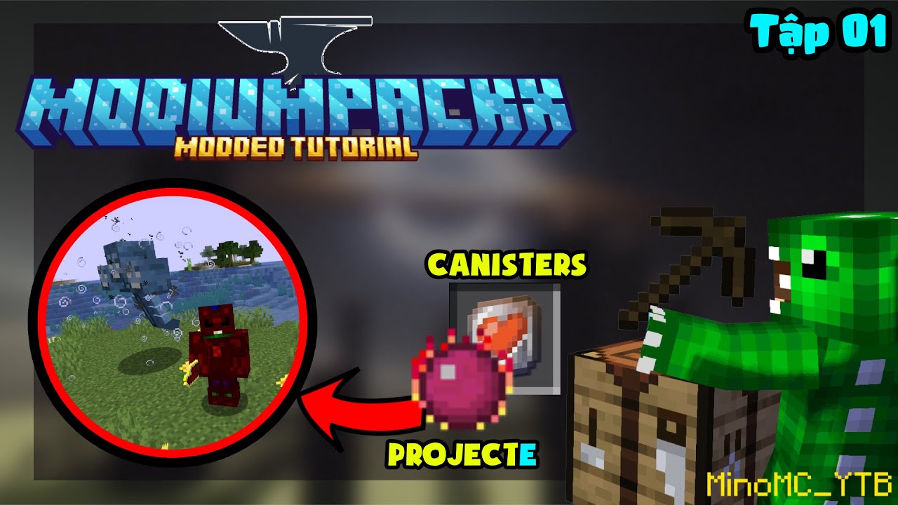 ModiumPackX Tập 1: ProjectE × Baubley Heart Canisters - Endgame Minecraft Có Gì HOT? | Minecraft