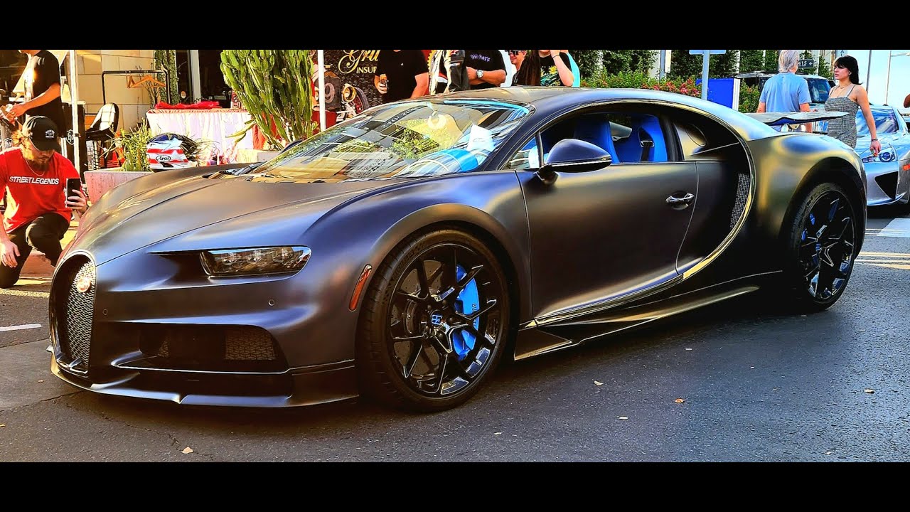Supercars and Coffee Oct. 2023 Scottsdale | Highline Autos show | Blue Carbon Bugatti Chiron