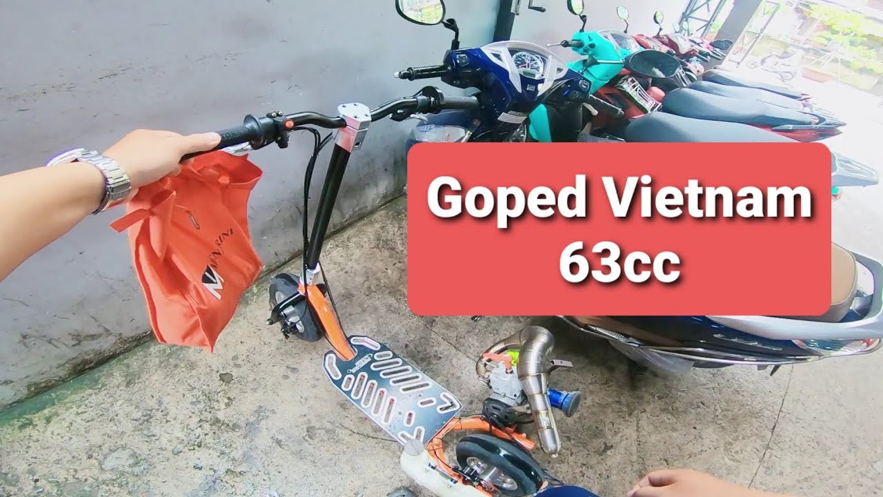 Goped 63cc liệu chở nổi nài 100kg ?