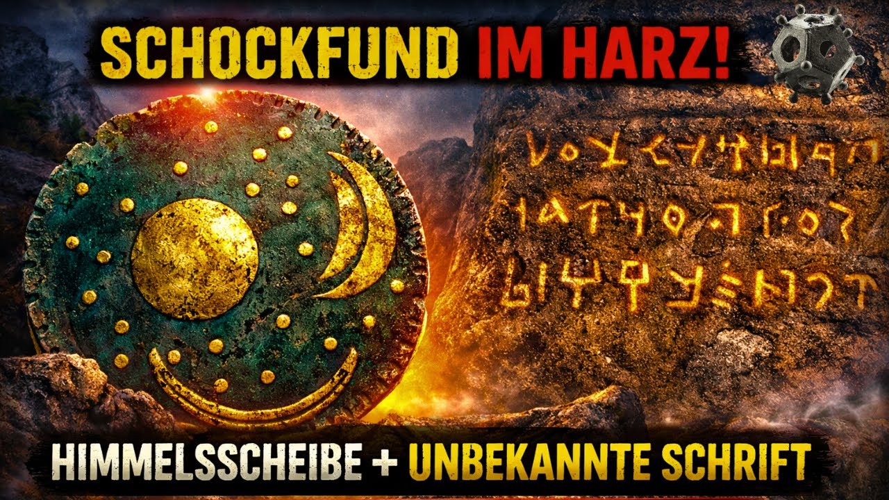 ⚠️Schockfund im Harz: Himmelsscheibe + unbekannte Schrift &ndash; Geschichte muss neu geschrieben werden‼️