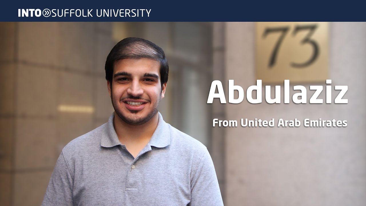 Meet Abdulaziz from UAE | INTO Suffolk University