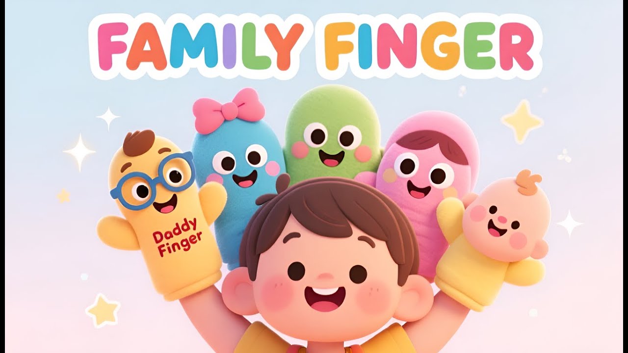 Finger Family Song with Puppets | Daddy Mommy Baby Rhyme