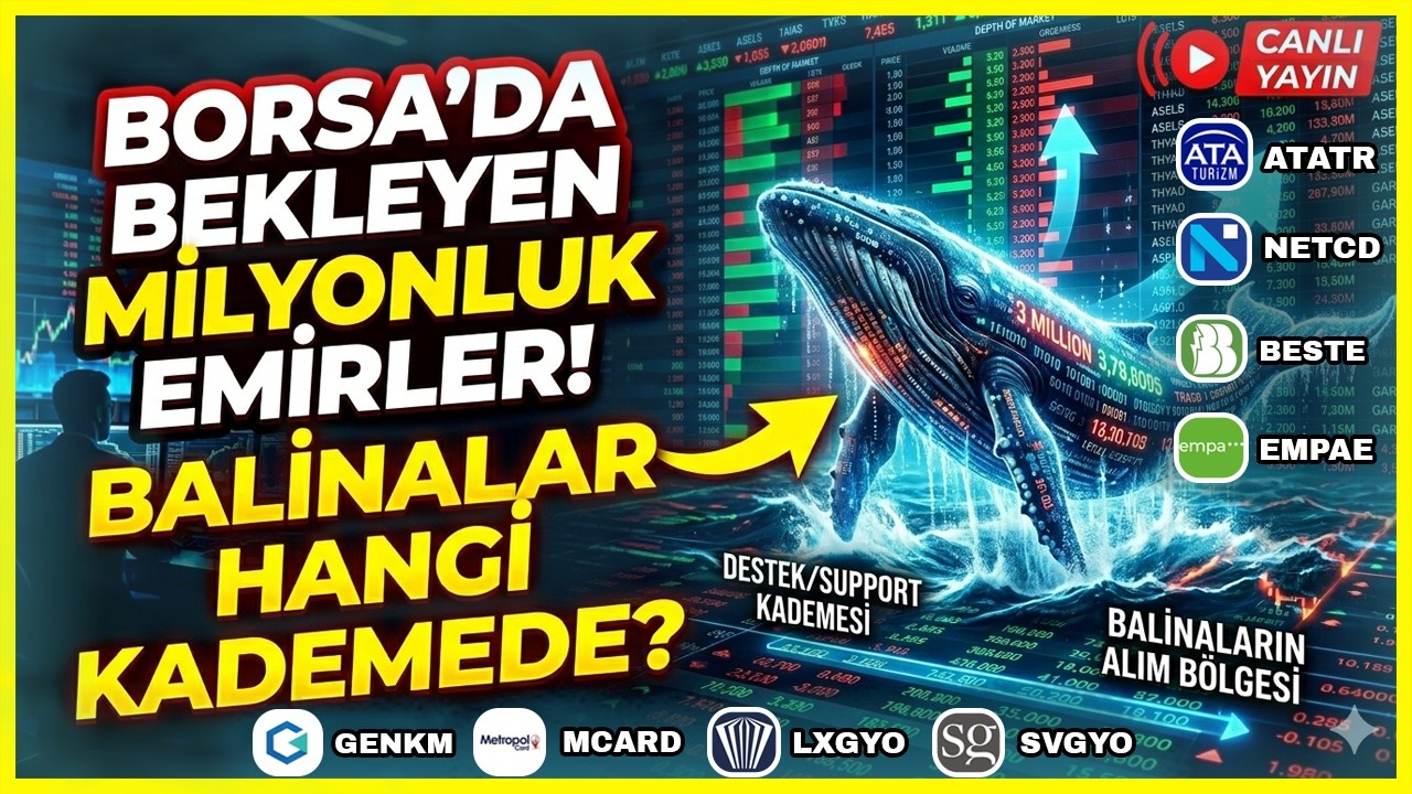 Borsa Halka arz CANLI DERİNLİK Yayını #LXGYO #MCARD #SVGYO #GENKM #EMPAE #ATATR #KTLEV #NETCD #ESCAR