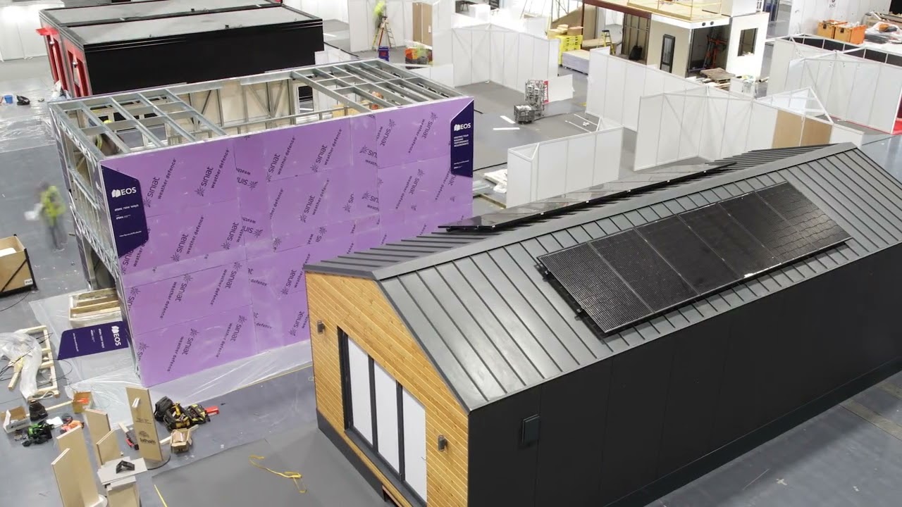 EOS Framing - e-house build at Offsite Expo 2022