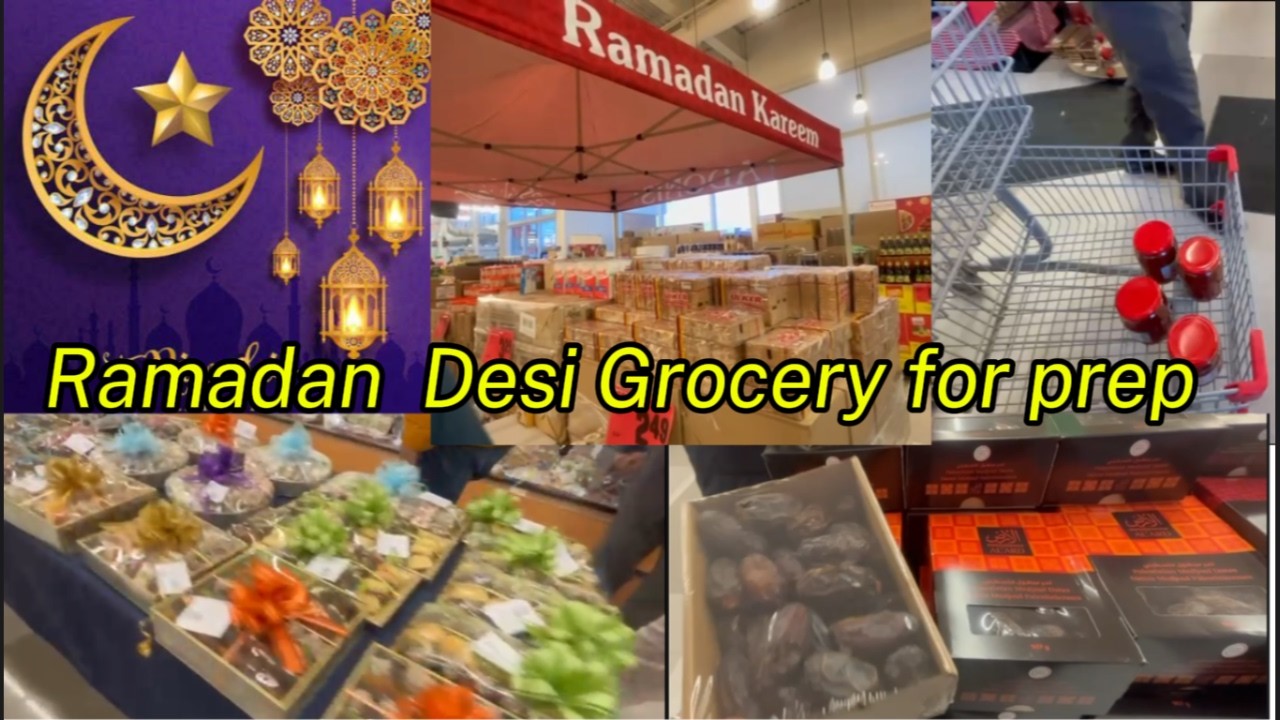 Ramadan Desi Grocery for preparation / pre Ramadan Grocery / Preparation for Ramadan food