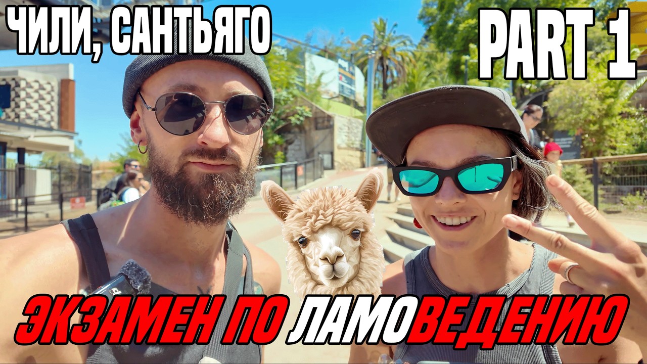 Это наша 7-я страна! Чилим в Сантьяго, Чили! Part 1.