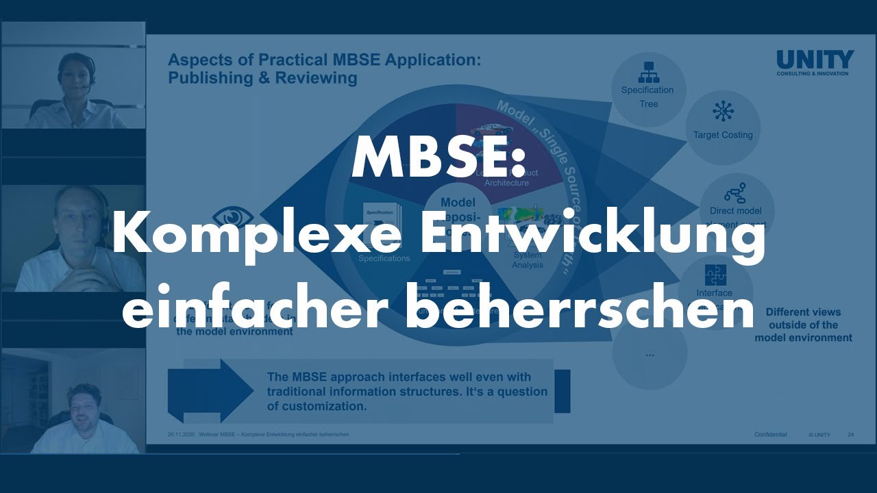 Online Seminar MBSE: Komplexe Entwicklung einfacher beherrschen