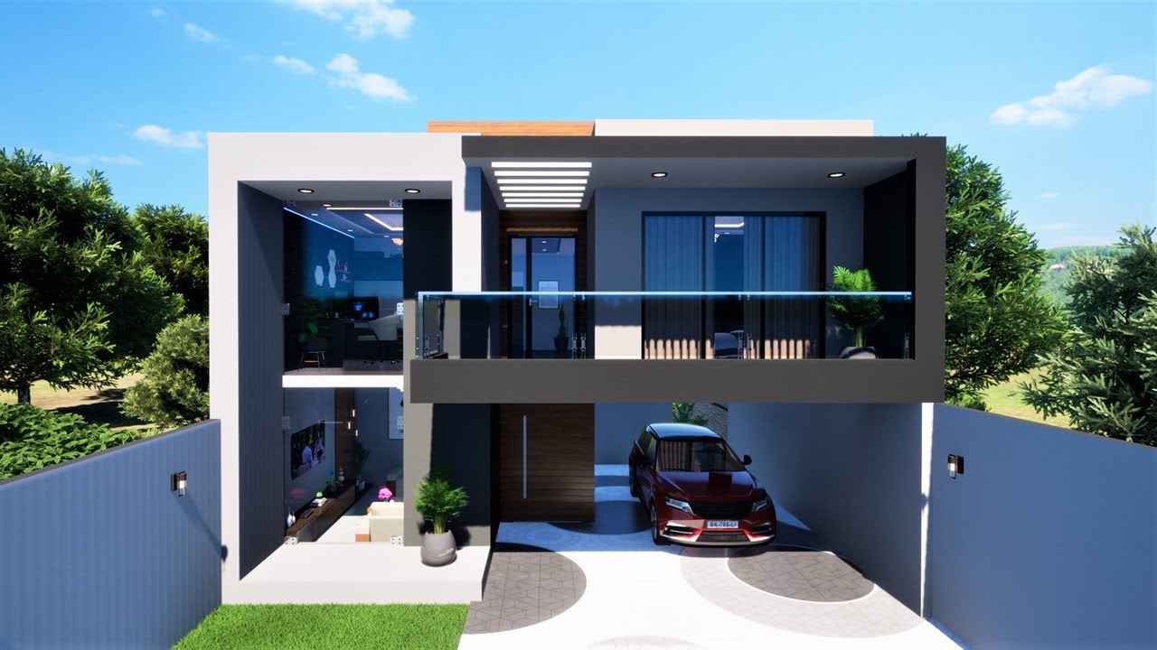 CASA HERMOSA DE DOS PISOS 10X20 | TRES DORMITORIOS | JMC ARQUITECTURA (2023)