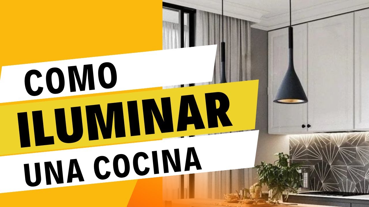 ✔️ILUMINACIÓN para una COCINA MODERNA correctamente 💯