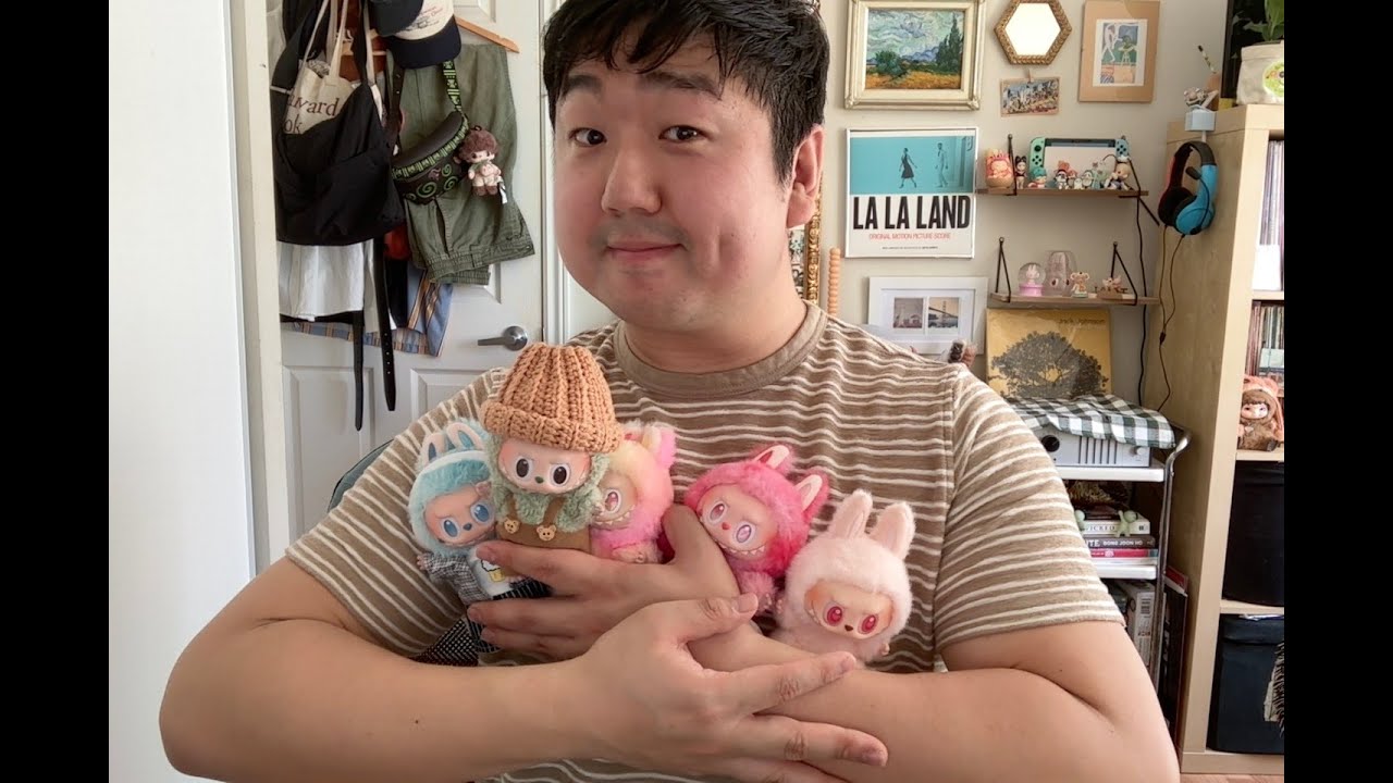 my entire Labubu collection (big into energy, exciting macaron, have a seat)