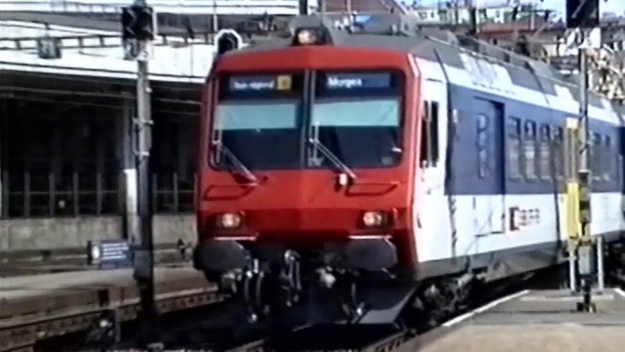 SBB CFF FFS - RBDe 560 NPZ / NTN à Lausanne en 1991