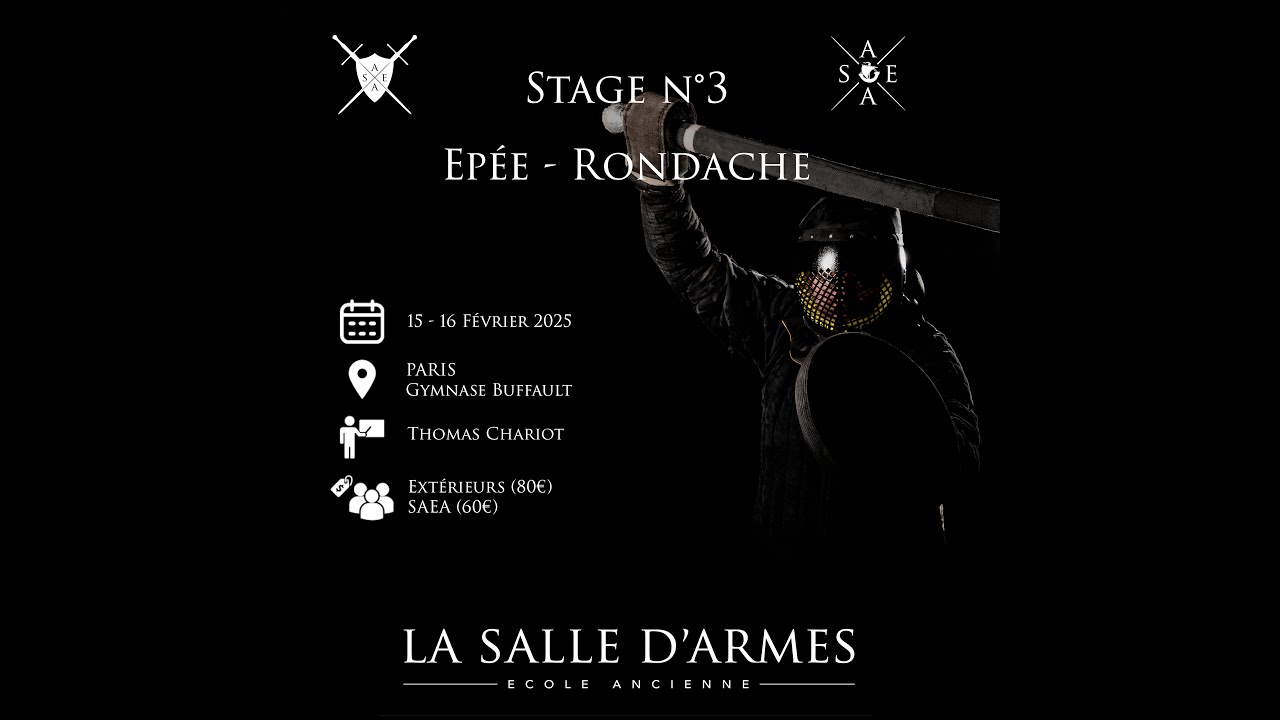 B&eacute;hourd - Stage n&deg;3 24-25 - Ep&eacute;e Rondache explication