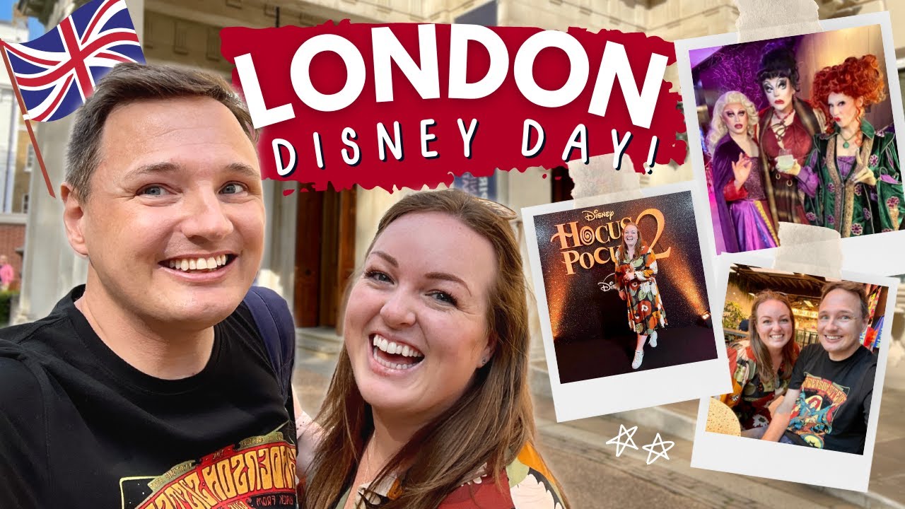 LONDON VLOG WITH GARY C! 🌆🇬🇧 Disney shopping, Walt Disney Art Exhibition, Hocus Pocus 2 & Selfridges